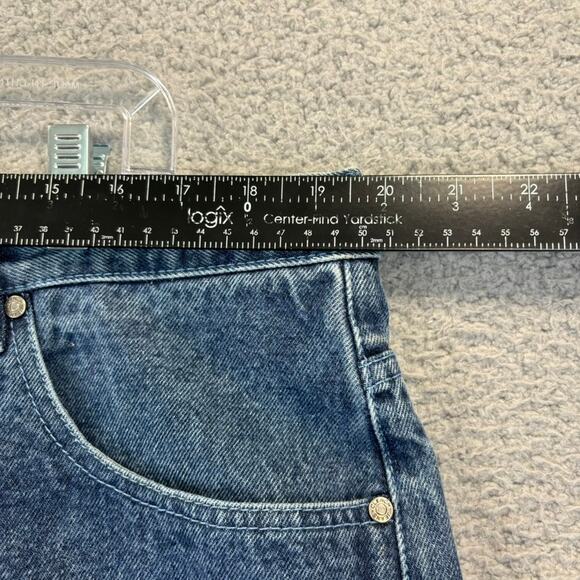 VTG Y2K Clench Jeans 40x32 Baggy Wide Leg Skateboard Hip Hop Raver Grunge Street - Picture 6 of 8